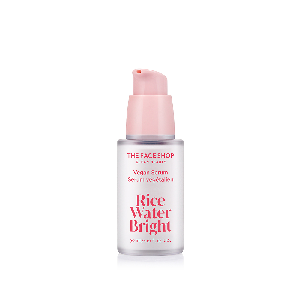 Rice Water Bright Vegan Hydrating & Brightening Serum 30ml - with Niacinamide & Rice Water; Suitable for Brightening Skin