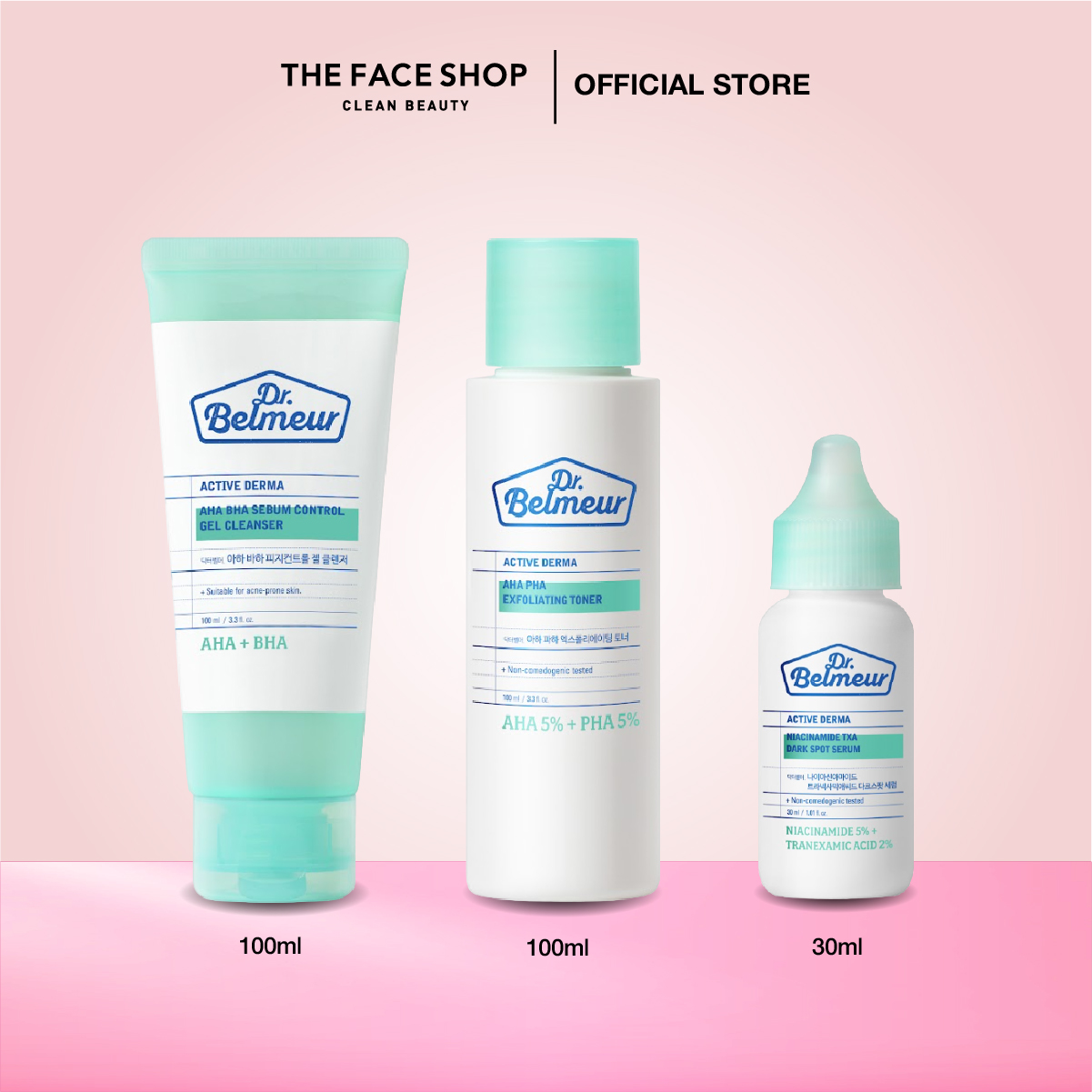 Dr. Belmeur Active Derma Trio Set