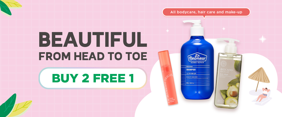 beauty head to toe 2+1
