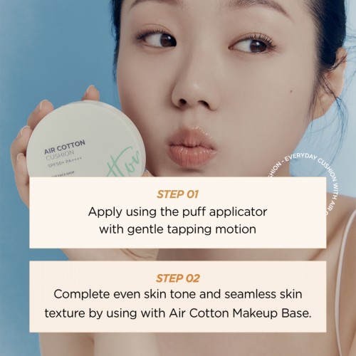 fmgt Air Cotton Cushion SPF50+ PA++++ 12g #201 Light Beige