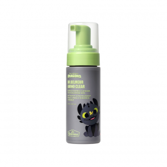 THE FACE SHOP x How To Train Your Dragon Dr Belmeur Amino Clear Bubble Foaming Cleanser for Acne-Prone Skin 150ml - Non-Stripping Foaming Cleanser