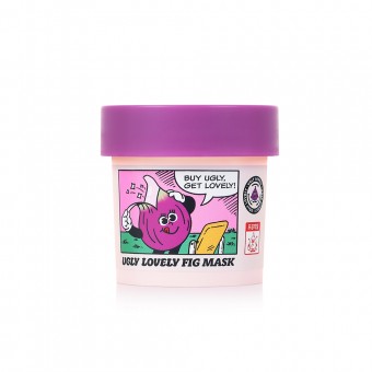 Ugly Lovely Fig Mask 100ml - Vegan Facial Sugar Scrub for Mild Exfoliation
