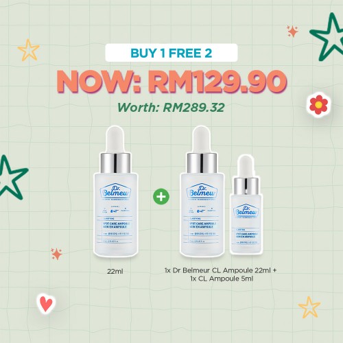 Dr.Belmeur Clarifying Ampoule (Free Dr.Belmeur Clarifying Ampoule 22ml + 1x Clarifying Ampoule 5ml)