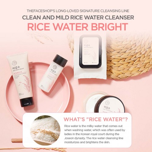 Rice Water Bright Rice Bran Foaming Cleanser