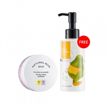 Natural Sun Eco No Shine Sun Powder Free Smart Peeling Mild Papaya