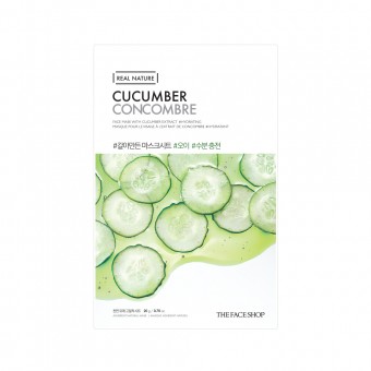 Real Nature Face Mask  Cucumber