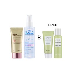 Power Long-Lasting Tone Up Sun_Pink + Dr. Belmeur Daily Repair Rehydrating Mist FREE Phytoganic Facial Foam + Cleansing Liquid