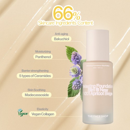 INK LASTING FOUNDATION SLIM FIT NEW V203 15ML