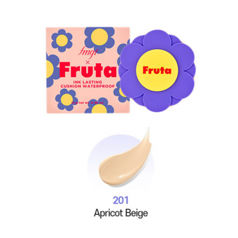 FMGT x Fruta Ink Lasting Cushion Waterproof SPF50+ PA++++ 201 Apricot Beige 13g