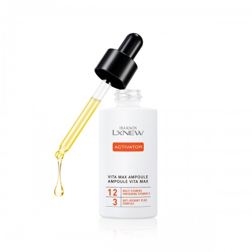 ISA KNOX LXNEW Vita Max Ampoule 30ml - Potent Brightening Vitamin Ampoule Serum targets Hyperpigmentatio & Even Skin Tone