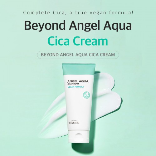 BEYOND Angel Aqua Cica Cream (1+1) [150ml + 150ml] - Gel Moisturizer with Niacinamide and Suitable for Sensitive Skin