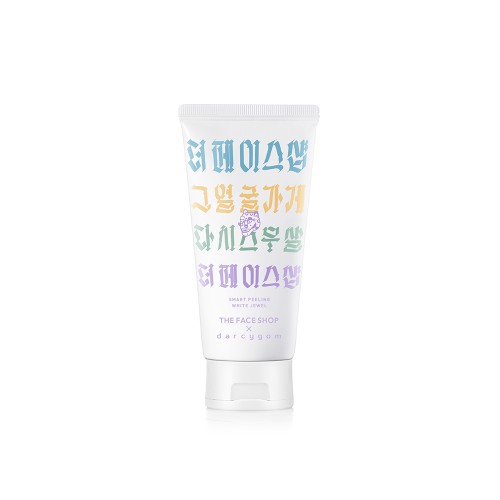 THE FACE SHOP x Darcygom Anniversary Edition Smart Peeling White Jewel 120ml - Brightening Peeling Skin Cleanser